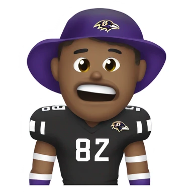 Baltimore ravens beating Steelers  sticker