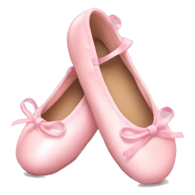 baby pink ballet shoes sticker
