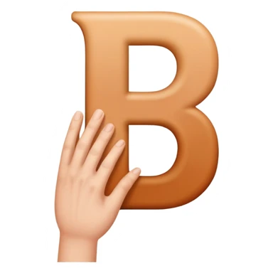 make me the hand emoji making the shape of the letter "P" sticker