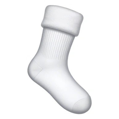 A white sock sticker