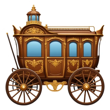 huge-horse-drawn-fancy-french-stagecoach-caravan sticker
