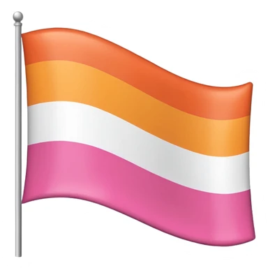 lesbian pride flag  sticker