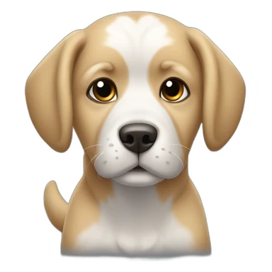 chien dans avion sticker