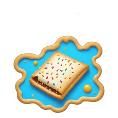 pop tart celebrating sticker
