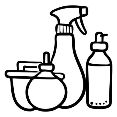 natural cleaning products replacing toxic chemicals sticker