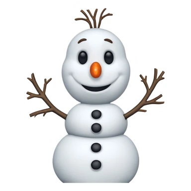 Olaf from the Frozen movie sticker