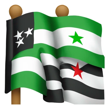 syrian opposition flag sticker
