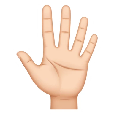 Hand sign in the shape of the letters HK as sticker