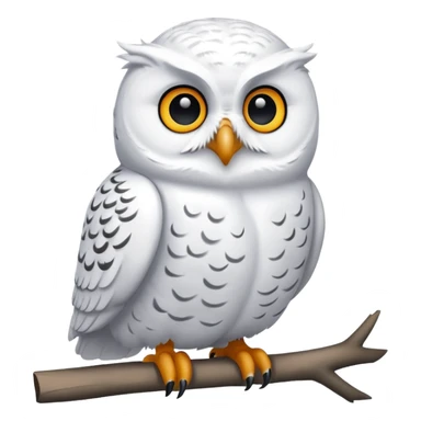 Snowy owl sticker