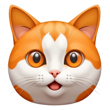 surprised shocked cat meme sticker
