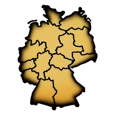 germany map sticker