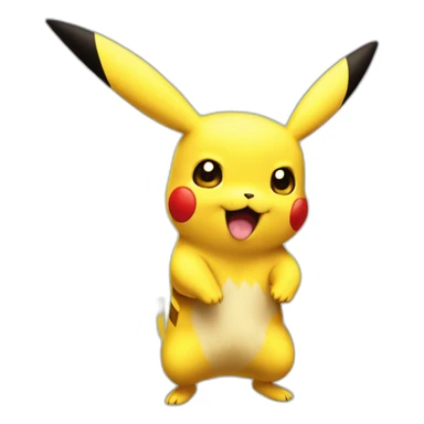 pikachu thunderbolt sticker