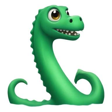 Loch Ness monster sticker