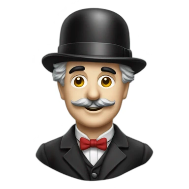 charlie chaplin with unifor sticker