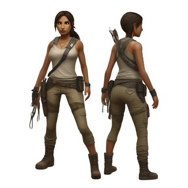 Lara Croft shadow of the tomb raider  sticker
