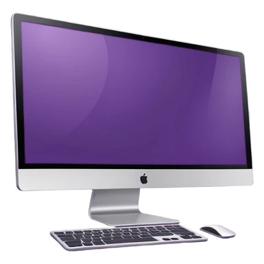 dark purple wide screen monitors sticker