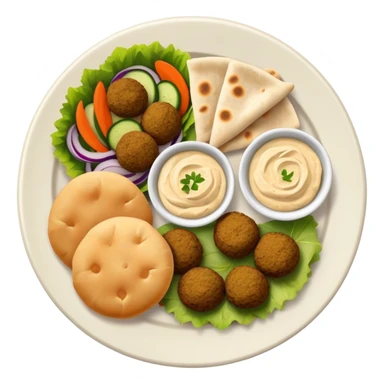 Falafel plate  sticker