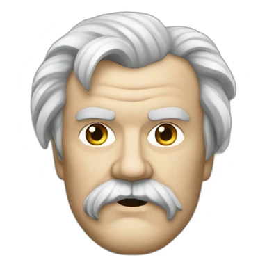 Nietzsche, white hairs sticker