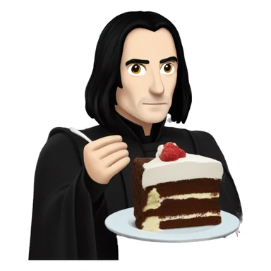 Severus Snape eats cake sticker
