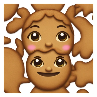 Gingerbread girl sticker