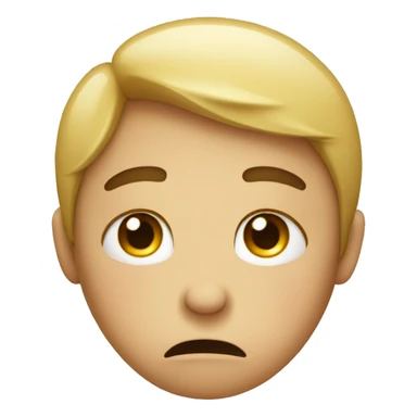 Very very very sad face crying sticker