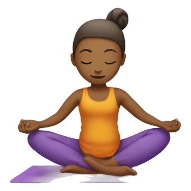 YOGA WITH LETTER L sticker