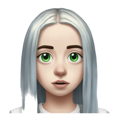 Billie Eilish blosh ￼ sticker
