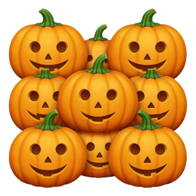pumpkin orange  sticker