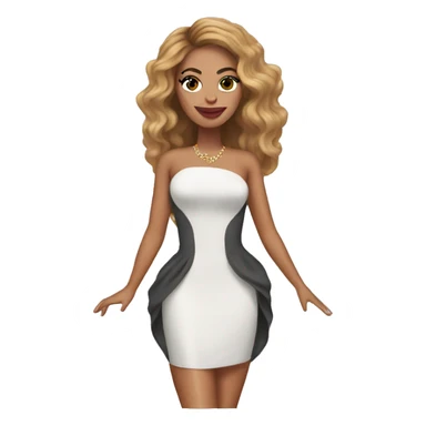 Beyoncé wearing dress sticker