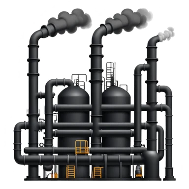 black oil factory sticker