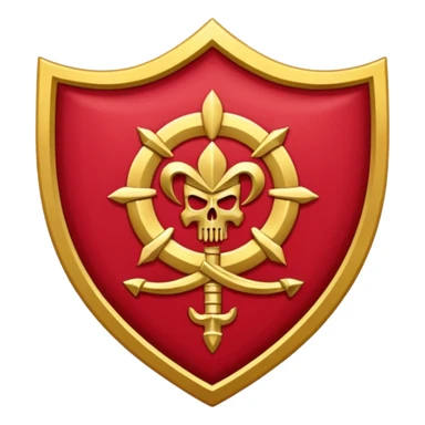 brasão rosa de sangue vermelha sticker