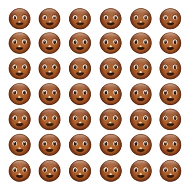 Brown aesthetic emojis sticker