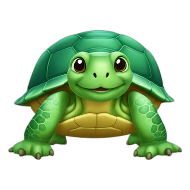 Tortue amoureuse sticker