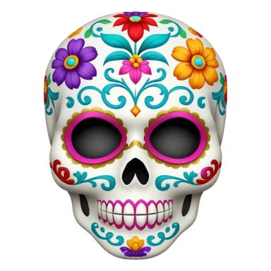 Calavera con mascara sticker