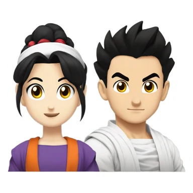 Gohan and Videl sticker