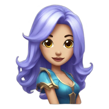 Seraphine de league of legends sticker
