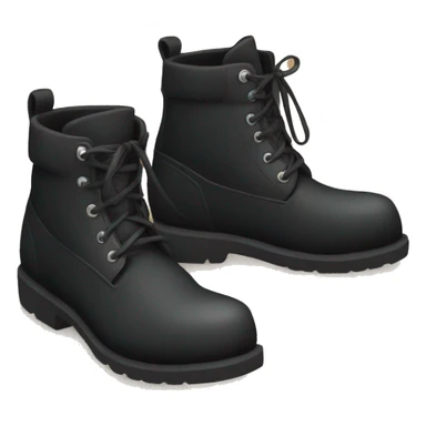 Black boots sticker
