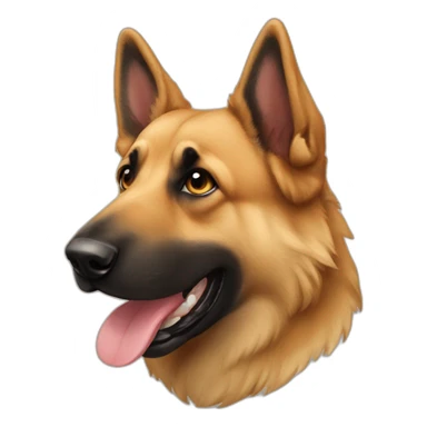 Berger allemand sticker