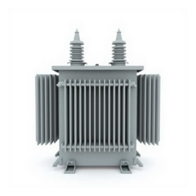 photorealistic image of an electrical transformer, isolated, no background sticker