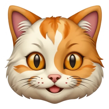 cat with human head  sticker