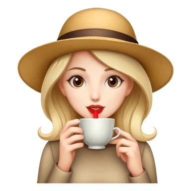Tea-time-gossip sticker