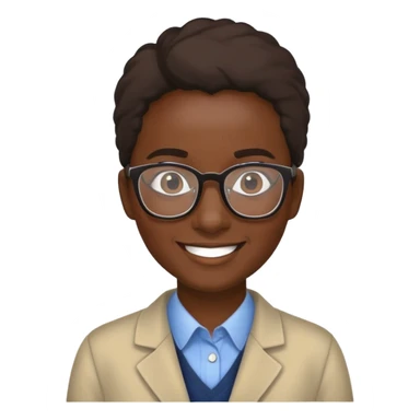 Generate an emoji of a typical south african teacher sticker