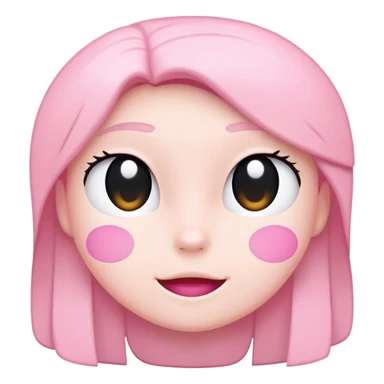 Light pink yahoo sticker