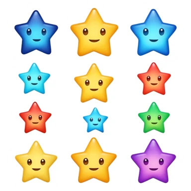 star different ones sticker