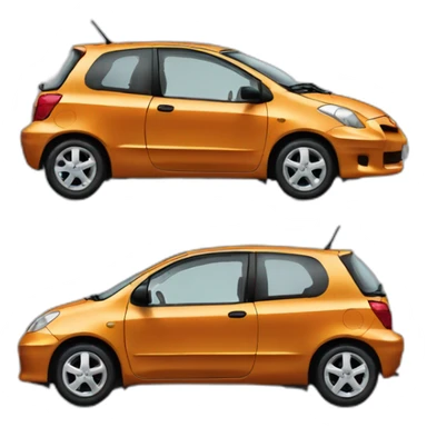 Toyota yaris 1999 sticker