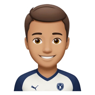 man in tottenham hotspurs kit sticker