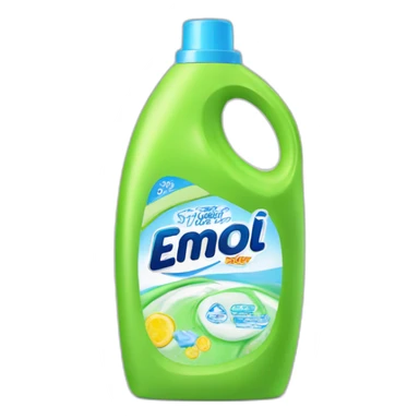 bottle of laundry detergent sticker
