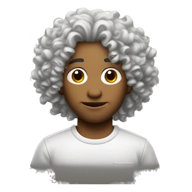 cp company shirt with curly hair sticker