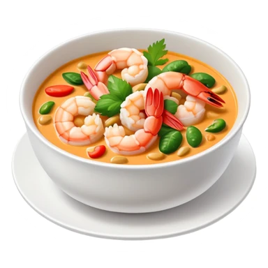 Shrimp thai curry sticker