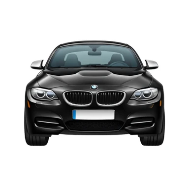 Make me a BMW car black  sticker